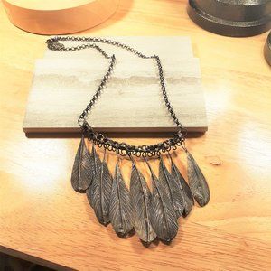 Boho 'DANCING FEATHERS' Eclectic OOAK Necklace